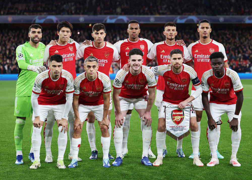 Câu lạc bộ Arsenal được đánh giá với tổng giá trị đội hình lên đến 1.21 tỷ EURO